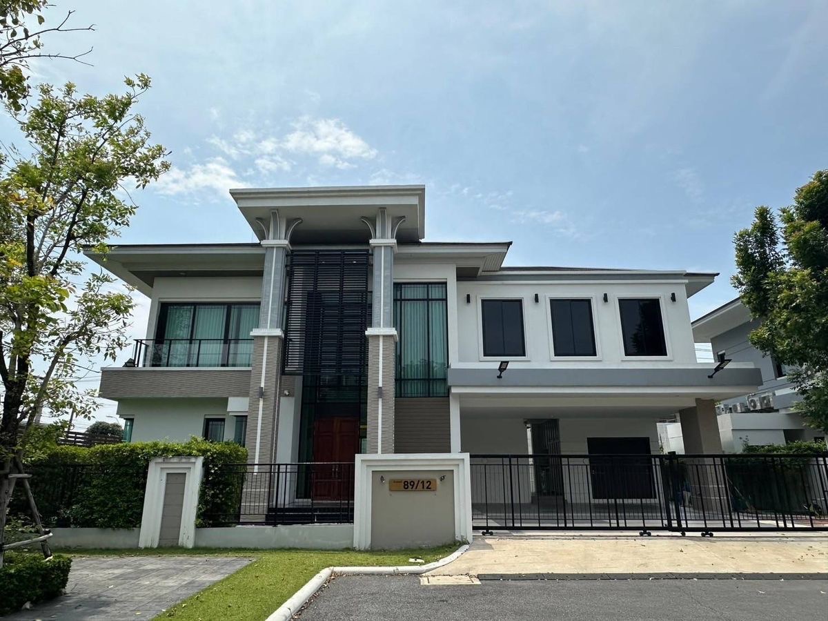 ให้เช่า❗️บ้านในตำนาน ใกล้ รร.นานาชาติเบสซิส  ***Luxury Home For rent  The Pavilla (Private Residences) Bangbon   เดอะ พาวิลลา บางบอน ตกเเต่งพร้อมอยู่   โซนบางแค บางบอน 3 กัลปพฤษ์